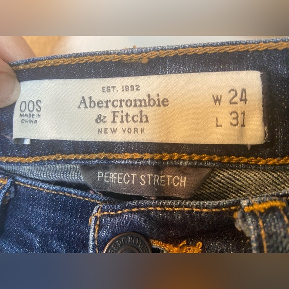 Abercrombie & Fitch Dark Blue Boot Cut Jeans - Picture 3 of 4